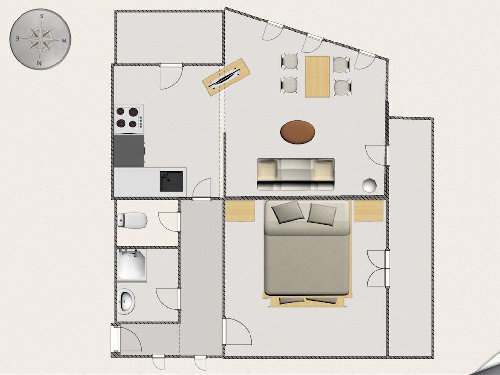 Appartement Fossa Fiss Habitación foto